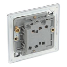 LAP  20A 16AX 2-Gang 2-Way Toggle Switch  Polished Chrome