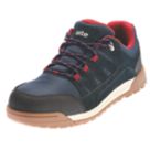 Site Scoria Size 11  Navy Blue/Red   Steel Toe Cap Safety Trainers