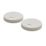 Highlife Bathrooms  WC Seat Hinge Cover Caps White 2 Pack