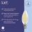 LAP  E14 Candle LED Light Bulb Clear 470lm 2.9W 4 Pack