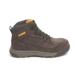 DEWALT Pasco Size 7  Brown  Steel Toe Cap Safety Boots