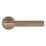 Eclipse Insignia Premium  Fire Rated Linear Lever On Rose Door Handle Pair Antique Brass 1 Pair