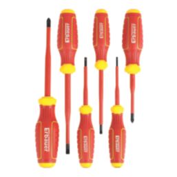 Erbauer  Mixed  VDE Screwdriver Set 6 Pieces