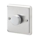 MK Contoura 1-Gang 2-Way  Dimmer Switch  Brushed Stainless Steel