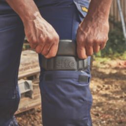 Site Sember Work Trousers Navy 38" W 32" L