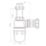 McAlpine  Adjustable Inlet Bottle Trap White 40mm