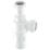 McAlpine  Adjustable Inlet Bottle Trap White 40mm