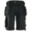Snickers 6151 Stretch Work Shorts Black 30" W