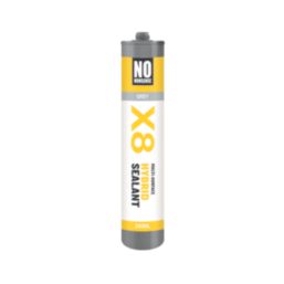 No Nonsense X8 Hybrid Sealant & Adhesive Grey 290ml
