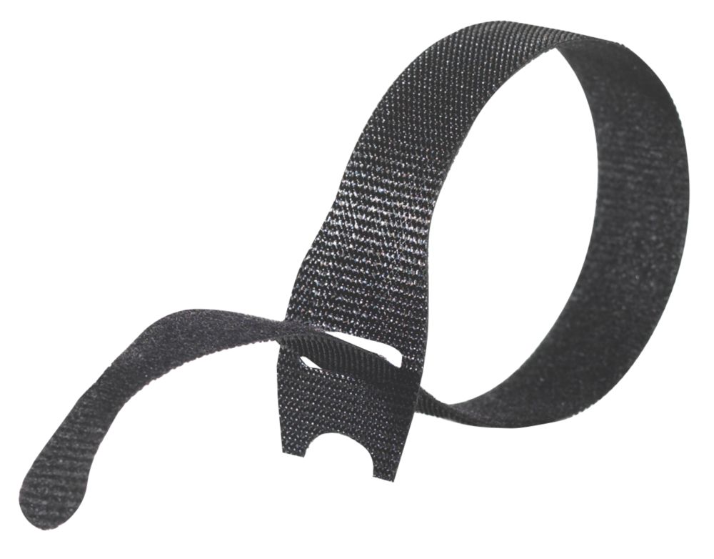 Velcro Reusable Self-gripping Cable Ties 1/4 X 8 Inches Black 25