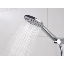 Bristan Mila Chrome 140mm Deck Mounted Dual Control Manual Shower Mixer Tap