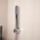 ETAL Kinlin Chrome 143mm Deck Mounted Dual Control Manual Shower Mixer Tap