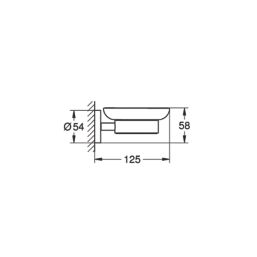 Grohe Start Accessories Soap Dish with Holder Matt Black