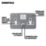 Essentials  13A 2-Gang 2-Pole Switched Metal Clad Socket + 3.1A 15.5W 2-Outlet Type A & C USB Charger with White Inserts