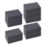 Titan  40/80/120 Grit Wood, Paint, Varnish, Plaster & Filler Sanding Sponges 100mm x 68mm 10 Pack