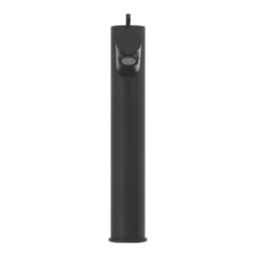 Swirl Bonda Black 250mm Standard Round Head Mono Basin Mixer Tap