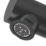 Swirl Bonda Black 250mm Standard Round Head Mono Basin Mixer Tap
