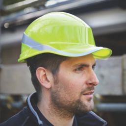 Delta Plus Diamond V Reversible Safety Helmet Yellow