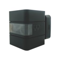 Brackenheath iSpot Deco Indoor & Outdoor LED Up & Down Wall Light With PIR & Photocell Sensor Black 6.5W 750lm
