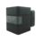 Brackenheath iSpot Deco Indoor & Outdoor LED Up & Down Wall Light With PIR & Photocell Sensor Black 6.5W 750lm