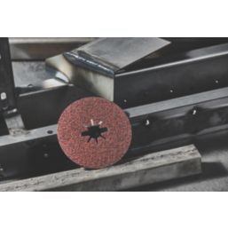 Bosch  R444 24 Grit Metal Fibre Discs 4 1/2" x 22.23mm