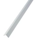 Rothley White Plastic Angle 1m x 20mm x 20mm