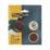 Flexovit  A203F 60 Grit 8-Hole Punched Multi-Material Sanding Discs 125mm 6 Pack