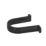 FloPlast  Half Round Pipe Clips Black 68mm 10 Pack