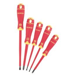 Bahco BahcoFit Mixed  VDE Screwdrivers 5 Piece Set