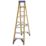 Werner Fibreglass 2.2m 8 Step Swingback A Frame Step Ladder
