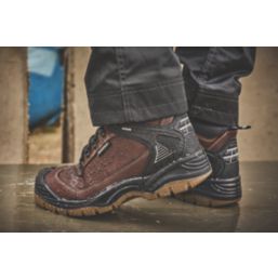 Apache Ranger Size 10  Brown Waterproof Steel Toe Cap Safety Boots