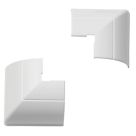 D-Line 1/4-Round External Clip-Over Bends 22mm x 22mm 2 Pack