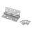 Eclipse  Satin Chrome Grade 11 Fire Rated Ball Bearing Hinges 102mm x 76mm 3 Pack