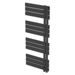 Flomasta Cantilever 1200mm x 500mm 1665BTU Black Vertical Designer Radiator