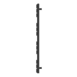 Flomasta Cantilever 1200mm x 500mm 1665BTU Black Vertical Designer Radiator