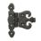 Hardware Solutions Antique Black  Door Hinge 112mm x 83mm