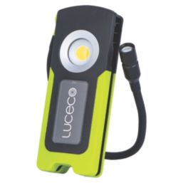 Luceco  Rechargeable LED Inspection light Black/Green 1000lm