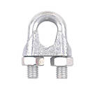 Diall M6 Rope Clips Zinc-Plated 10 Pack