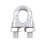 Diall M6 Rope Clips Zinc-Plated 10 Pack