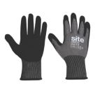 Site SWG370 Cut Resistant Gloves Grey / Black Large