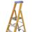 Werner Fibreglass 2.01m 6 Step Platform Step Ladder