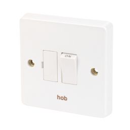 Crabtree Capital 13A Switched Hob Fused Spur  White
