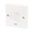 Crabtree Capital 13A Switched Hob Fused Spur  White