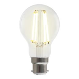 LAP  B22 A60 LED Light Bulb Clear 806lm 3.8W 2 Pack