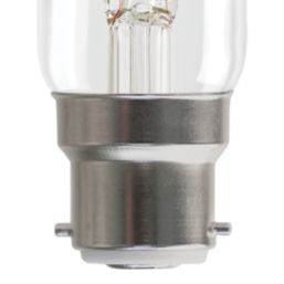 LAP  B22 A60 LED Light Bulb Clear 806lm 3.8W 2 Pack