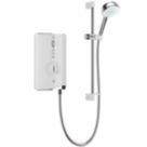 Mira Sport Max with Airboost White/Chrome 9kW  Electric Shower