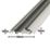 Stormguard Slimline Rain & Draught Excluder Matt Silver 914mm