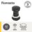 Flomasta Slotted Pop Up Basin Waste Matt Black 66mm