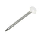 uPVC Nails White Head A4 Stainless Steel Shank 2mm x 30mm 250 Pack