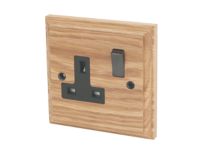 Wood Effect Socket